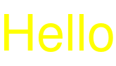 Yellow Hello